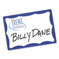 Office Jansan | Avery 05144 3.38 in. x 2.33 in. Printable Adhesive Name Badges - Blue Border (100/Pack) image number 2