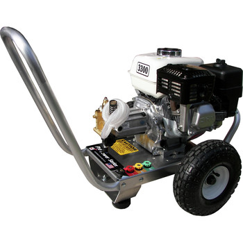 PRESSURE WASHERS AND ACCESSORIES | Pressure-Pro PPS2533HAI Pro Power 3300 PSI 2.5 GPM Cold Water Gas Engine Pressure Washer with GX200 Honda Engine and AR RMV25G30 Pump