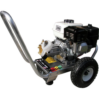 Pressure Pro Pps2533hai Pro Power 3300 Psi 2 5 Gpm Cold Water Gas Engine Pressure Washer With Gx200 Honda Engine And Ar Rmv25g30 Pump Cpo Outlets
