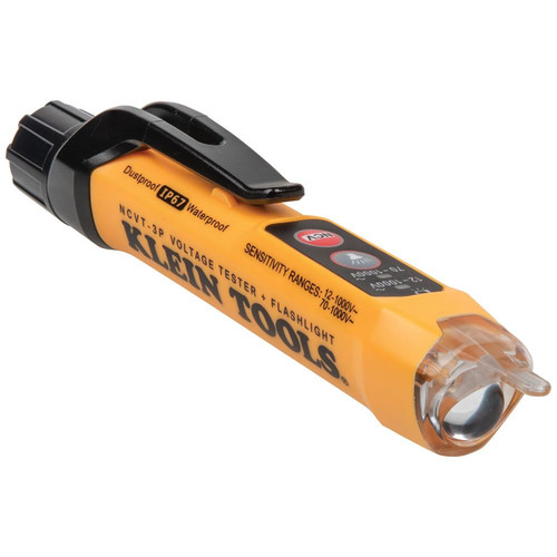 Detection Tools | Klein Tools NCVT3P 12-1000V AC Dual Range Non-Contact Voltage Tester with Flashlight image number 0