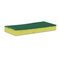 Cleaning Cloths | Scotch-Brite PROFESSIONAL 74CC 3.6 in. x 6.1 in. 0.7 in. Thick Medium-Duty Scrubbing Sponge - Yellow/Green (10/Pack) image number 3