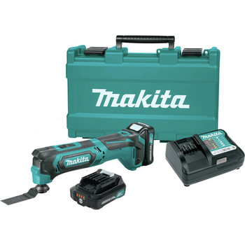 Factory Reconditioned Makita 12V max CXT Brushless Lithium-Ion Cordless Multi-Tool Kit with 2 Batteries (2 Ah)