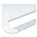 White Boards | MasterVision MVI030205 36 in. x 24 in. Gold Ultra Magnetic Dry Erase Boards - White Surface, White Aluminum Frame image number 2