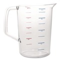 Office Jansan | Rubbermaid Commercial FG321800CLR Bouncer 4-Quart Measuring Cup - Clear image number 1