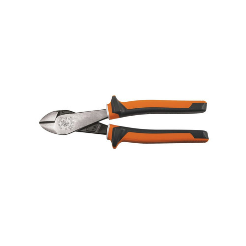 Pliers | Klein Tools 200048EINS Insulated 8 in. Angled Head Diagonal Cutting Pliers image number 0