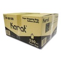 Food Service | Karat FP-SB100 8.1 in. x 4.5 in. x 10.6 in. Paper Shopping Bag with Rope Handles - Small Size/Kraft (250/Carton) image number 2