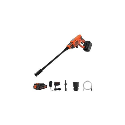 Pressure Washers | Black & Decker BCPW350C1 20V MAX Lithium-Ion 350 PSI Cordless Power Cleaner Kit (1.5 Ah) image number 0