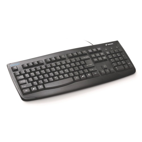 Office Electronics & Batteries | Kensington K64407US Pro Fit USB Washable Keyboard, 104 Keys - Black image number 0