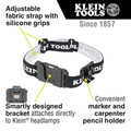 Work Lights | Klein Tools 56060 Headlamp Bracket with Fabric Strap image number 1