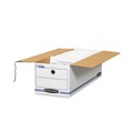  | Bankers Box 00018 Liberty 9 in. x 24.25 in. x 7.5 in. Check and Form Boxes - White/Blue (12/Carton) image number 4