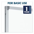 Office Jansan | Mead 85358N 72 in. x 48 in. Dry Erase Board with Aluminum Frame - Melamine White Surface/Silver Aluminum Frame image number 6