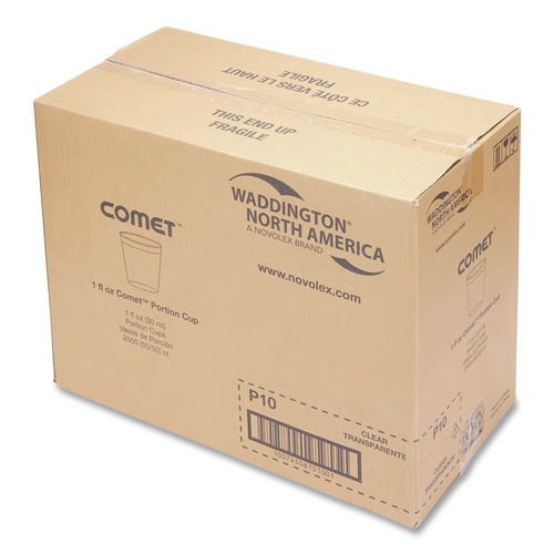 Office Jansan | WNA WNA P10 1 oz. Comet Plastic Portion/Shot Glass - Clear (50/Pack, 50 Packs/Carton) image number 0