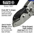 Klein Tools 86526 HVAC Tool Notcher for Ductwork and Sheet Metal image number 1