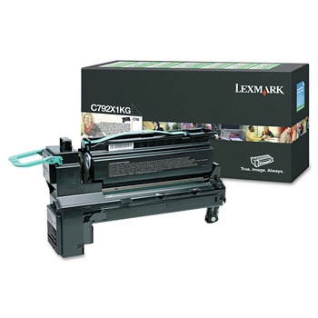 Lexmark C792X1KG 20,000 Page-Yield Return Program Extra High-Yield Toner - Black