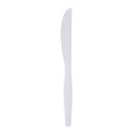 Cutlery | Boardwalk BWK KNIFEMWPS Mediumweight Polystyrene Cutlery Knife - White (1000/Carton) image number 4