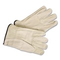 Work Gloves | MCR Safety M3400XL Unlined Pigskin Driver Gloves - X-Large, Cream (12-Pair) image number 2