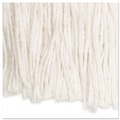 New Year New Savings! Save $25 off $150 | Boardwalk BWK2020REA #20 Cut-End Rayon Wet Mop Head - White image number 2