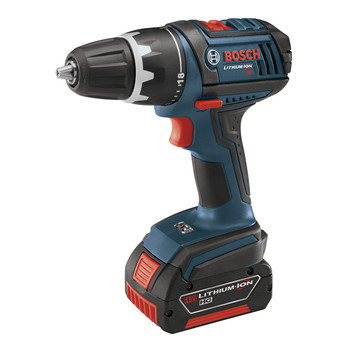 Factory Reconditioned Bosch 18V Lithium-Ion Compact Tough 1/2 in. Cordless Drill Driver with (2) FatPack HC Batteries