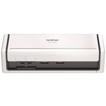 Brother 600 dpi x 600 dpi Optical Resolution 20-Sheet Duplex Auto Document Feeder ADS-1300 Compact Desktop Scanner