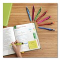Office Jansan | Sharpie 28101 Chisel Tip Retractable Highlighters with Storage Pouch - Assorted Ink Colors, Assorted Barrel Colors (8/Set) image number 6
