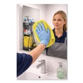 Cleaning Cloths | Boardwalk BWK12YELCLOTH 12 in. x 12 in. Microfiber Cleaning Cloths - Yellow (12/Pack) image number 5