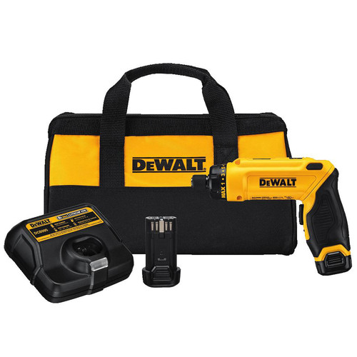 Electric Screwdrivers | Factory Reconditioned Dewalt DCF680N2R 8V MAX Cordless Lithium-Ion Gyroscopic Screwdriver Kit with 2 Compact Batteries image number 0