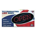 Labor Day Sale! Save $30 off $199! | Cosco 098099 10.5 in. x 20.13 in. LED OPEN Sign - Red and Blue Graphics image number 3