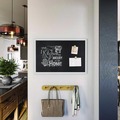 Bulletin Boards | U Brands 2073U00-01 30 x 20 Magnetic Chalkboard with Decor Frame - Black Surface/White Wood Frame image number 6
