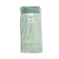 Mops | Boardwalk BWKMWTMG Microfiber Looped-End Wet Mop Head - Medium, Green image number 1