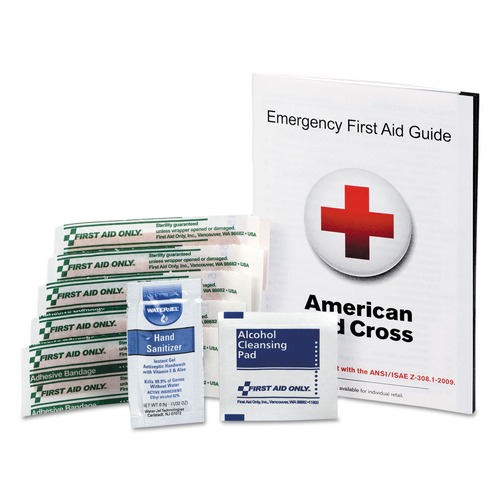 First Aid | First Aid Only FAE-6017 First Aid Guide with Supplies image number 0