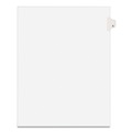 Mothers Day Sale! Save an Extra 10% off your order | Avery 01403 11 in. x 8.5 in. 26-Tab Avery Style C Preprinted Legal Exhibit Side Tab Index Dividers - White (25/Pack) image number 0