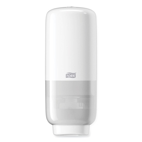 Hand Soaps | Tork 571600 4.45 in. x 5.12 in. x 10.94 in. Elevation Foam Skincare Auto Dispenser with Intuition Sensor - White (4/Carton) image number 0