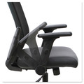 Office Chairs | Alera ALEEBT4215 EB-T Series Supports Up to 275 lbs. 17.71 in. to 21.65 in. Seat Height Synchro Mid-Back Flip-Arm Chair - Black image number 2
