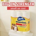 Cleaning & Janitorial Supplies | Charmin 80372099 Essentials Strong 1-Ply Septic Safe Bathroom Tissue - White (36/Carton) image number 4