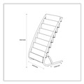 Office Furniture & Lighting | Alba DDEXPO8WBC 22.8 x 19.69 x 36.61 Literature Floor Display Rack - White/Woodgrain image number 6