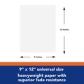 Paper & Printables | Pacon P103026 9 in. x 12 in. 76 lbs. Text Weight Tru-Ray Construction Paper - White (50 Packs/Carton) image number 2