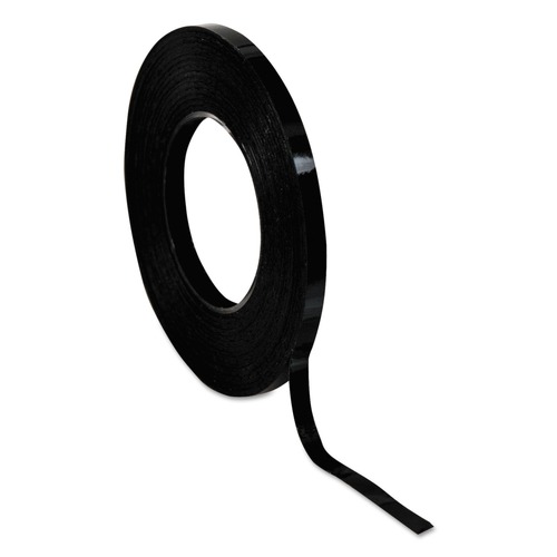 Office Jansan | Chartpak BG1251M 0.13 in. x 27 ft. 1 in. Core Graphic Chart Tapes - Matte Black (1-Roll) image number 0