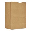 Cleaning & Janitorial Supplies | Ross & Wallace Paper Products 110415 12 in. x 7 in. x 17 in. 75 lbs. Capacity 1/6 BBL Grocery Paper Bags - Kraft (400/Bundle) image number 0