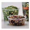 Food Service | Fabri-Kal 000000000009505102 4.6 in. Diameter x 3 in. h 16 oz Microwavable Plastic Deli Containers - Clear (500/Carton) image number 3