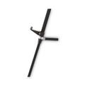 Office Jansan | Quartet 51E 38 in. - 66 in. High Lightweight Aluminum Telescoping Tripod Easel - Black image number 2