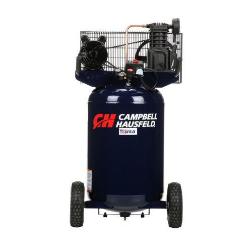 Portable Air Compressors | Campbell Hausfeld VT6358 2 HP 30 Gallon Oil-Lube Vertical Portable Air Compressor image number 0