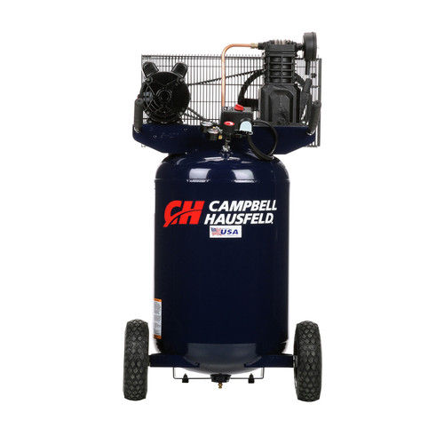 Portable Air Compressors | Campbell Hausfeld VT6358 2 HP 30 Gallon Oil-Lube Vertical Portable Air Compressor image number 0