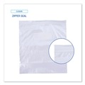 Food Trays, Containers, and Lids | Boardwalk BWK1GALFZRBAG 1 Gallon 10.5 in. x 11 in. Reclosable Freezer Storage Bags - Clear (250/Box) image number 5