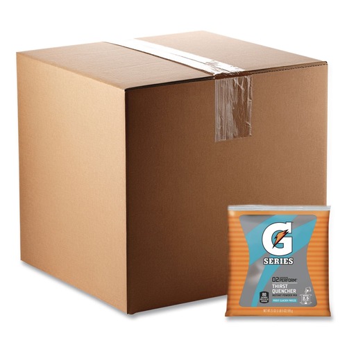 Beverages & Drink Mixes | Gatorade QUA33677 G Series 21 oz. Powder Drink Mix Pouches - Glacier Freeze (32/Carton) image number 0