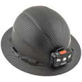 Klein Tools 60346 Premium KARBN Pattern Class E, Non-Vented, Full Brim Hard Hat with Rechargeable Lamp image number 3