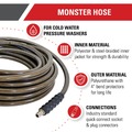 Presidents' Day Sale! Save $35 off $199 | Simpson MH10038QC 3/8 in. x 100 ft. 4,500 PSI Extension/Replacement Pressure Washer Monster Hose image number 2