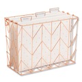  | U Brands 2104U00-01 Desktop Fashion Filing Set - Rose Gold/Letter-Size (10-Piece/Kit) image number 5