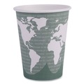 Cups and Lids | Eco-Products EP-BHC12-WAPK 12 oz. World Art Renewable and Compostable Hot Cups - Gray (50/Pack) image number 0