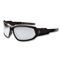 Safety Glasses | Ergodyne 56080 Skullerz Loki Nylon/Polycarb Safety Glasses/Goggles - Black Frame/Indoor/Outdoor Lens image number 0