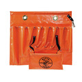 Tool Belts | Klein Tools 51828 8 Pockets Small Aerial Apron - Orange image number 0